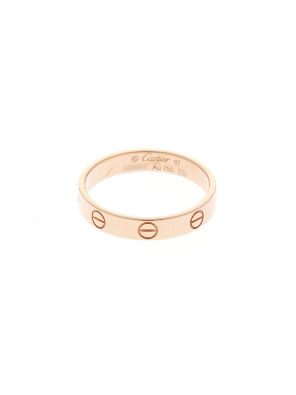 Cartier Mini Love PG 57 Ring 18k Pink Gold 18k